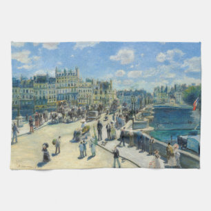 Pierre-Auguste Renoir - Paris, Pont-Neuf Geschirrtuch