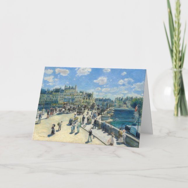 Pierre-Auguste Renoir - Paris, Pont-Neuf Karte (Vorderseite)