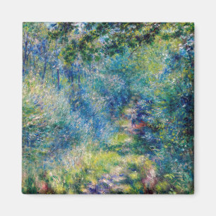 Pierre-Auguste Renoir - Pfad im Wald Magnet