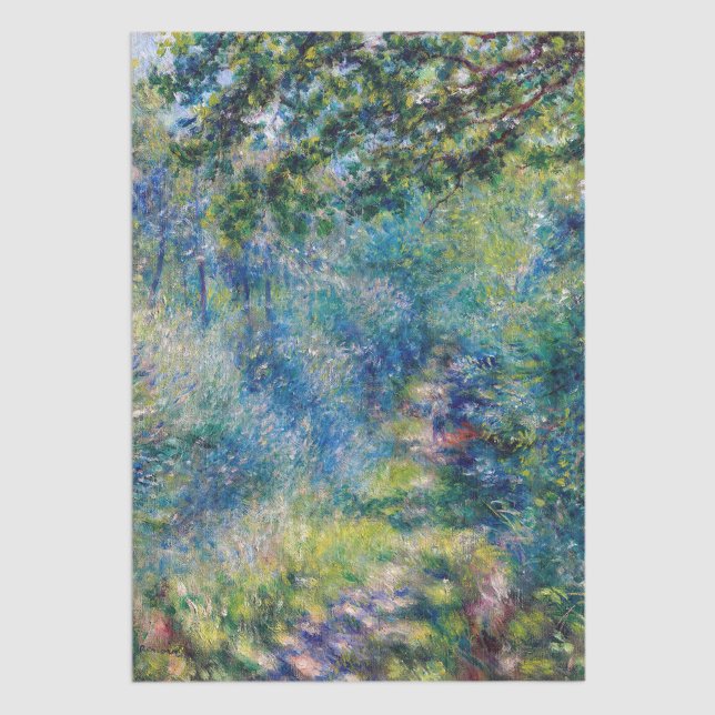 Pierre-Auguste Renoir - Pfad im Wald Seidenpapier (Von Creator hochgeladen)