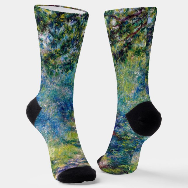 Pierre-Auguste Renoir - Pfad im Wald Socken (Gewinkelt)