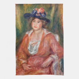 Pierre-Auguste Renoir - Portrait der sitzenden Fra Geschirrtuch