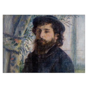 Pierre Auguste Renoir - Portrait von Claude Monet Schneidebrett