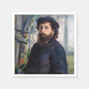 Pierre Auguste Renoir - Portrait von Claude Monet Serviette