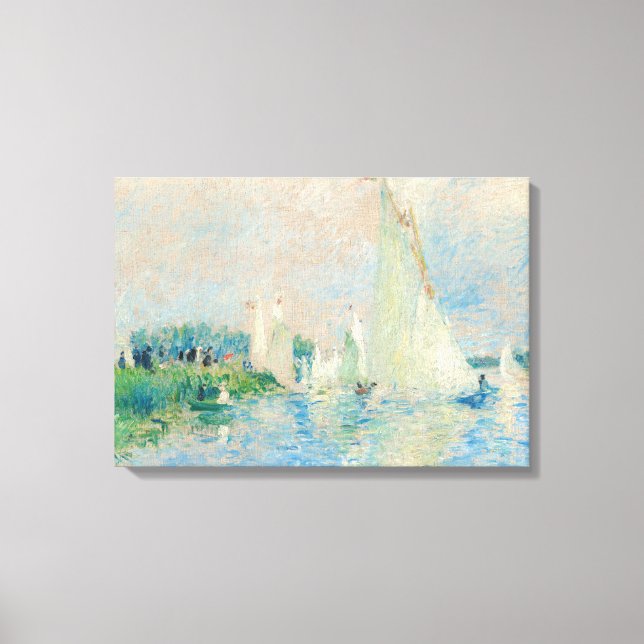 Pierre-Auguste Renoir - Regatta bei Argenteuil Leinwanddruck (Vorderseite)