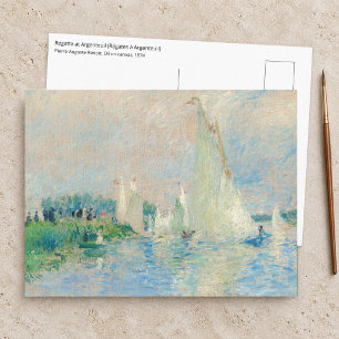 Pierre-Auguste Renoir - Regatta in Argenteuil Postkarte