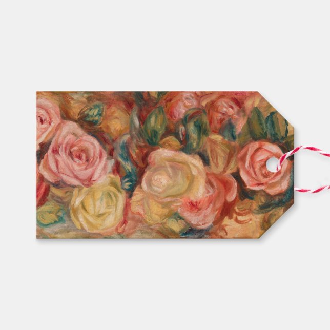 Pierre-Auguste Renoir - Rose Geschenkanhänger (Vorderseite (Horizontal))