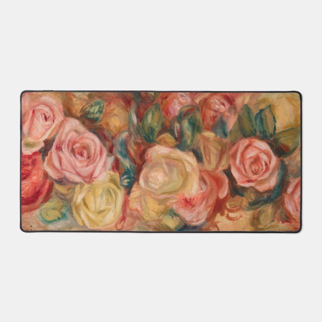 Pierre-Auguste Renoir - Rose Schreibtischunterlage (Vorderseite)