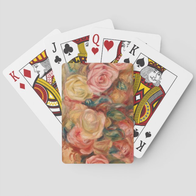 Pierre-Auguste Renoir - Rose Spielkarten (Rückseite)