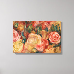 Pierre-Auguste Renoir - Rosen Leinwanddruck