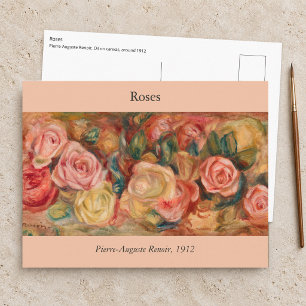 Pierre-Auguste Renoir - Rosen Postkarte