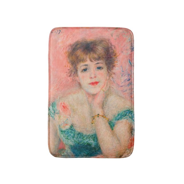 Pierre-Auguste Renoir - Schauspielerin Jeanne Sama Badematte (Vorderseite Vertikal)