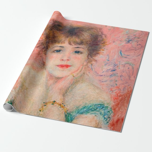 Pierre-Auguste Renoir - Schauspielerin Jeanne Sama Geschenkpapier (Ungerollt)