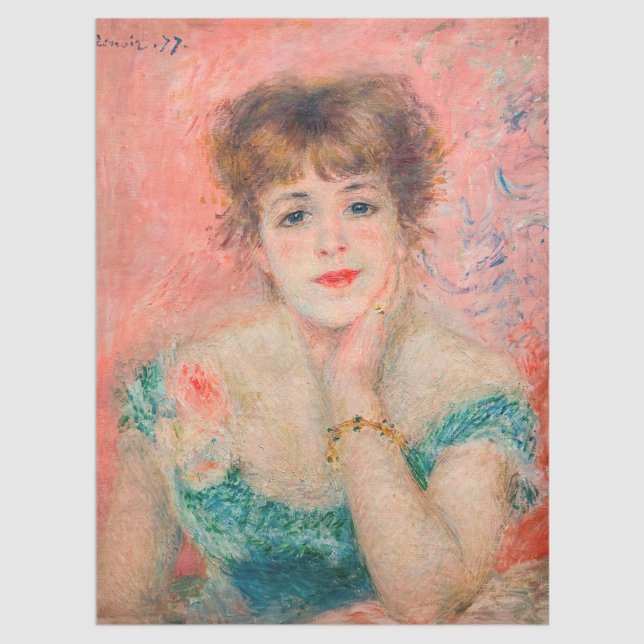 Pierre-Auguste Renoir - Schauspielerin Jeanne Sama Seidenpapier (Von Creator hochgeladen)