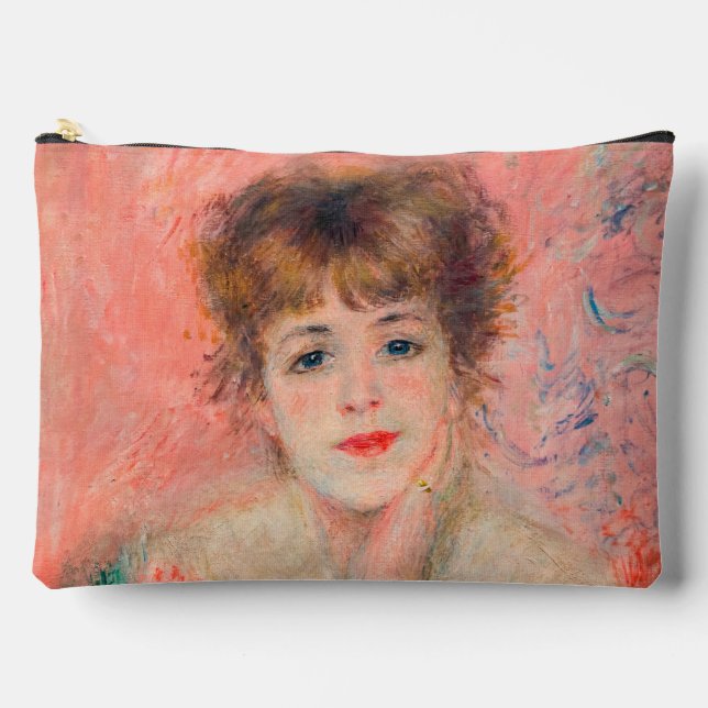 Pierre-Auguste Renoir - Schauspielerin Jeanne Sama Zubehörtasche (Vorderseite)