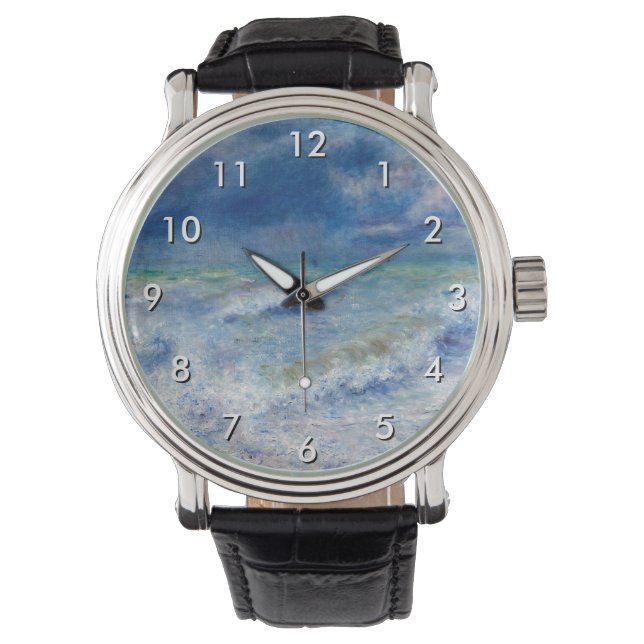 Pierre-Auguste Renoir - Seascape Armbanduhr (Vorderseite)