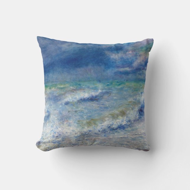 Pierre-Auguste Renoir - Seascape Kissen (Vorderseite)