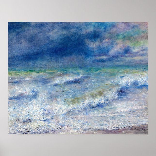 Pierre-Auguste Renoir - Seascape Poster (Vorne)