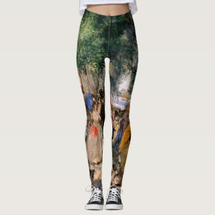 Pierre-Auguste Renoir - Seine-Badezone Leggings