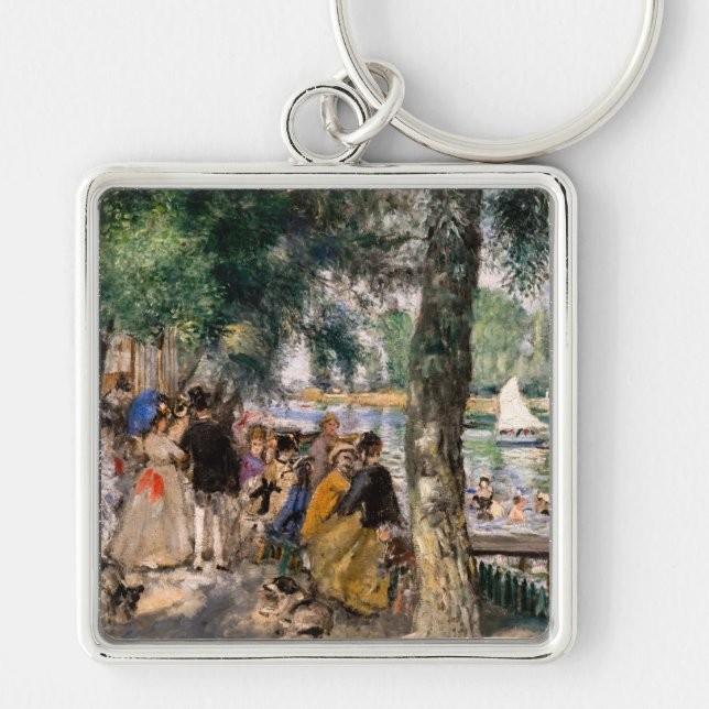 Pierre-Auguste Renoir - Seine-Badezone Schlüsselanhänger (Vorne)