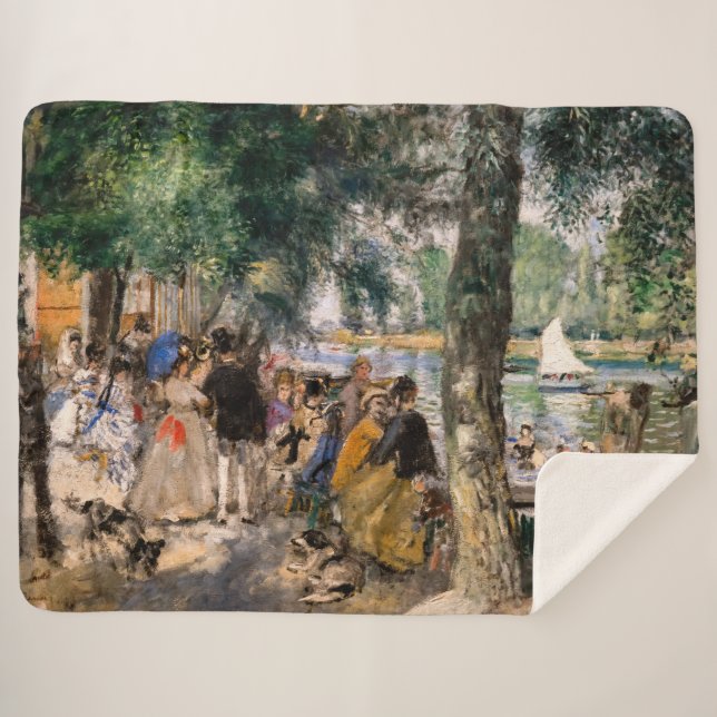 Pierre-Auguste Renoir - Seine-Badezone Sherpadecke (Vorderseite (Horizontal))