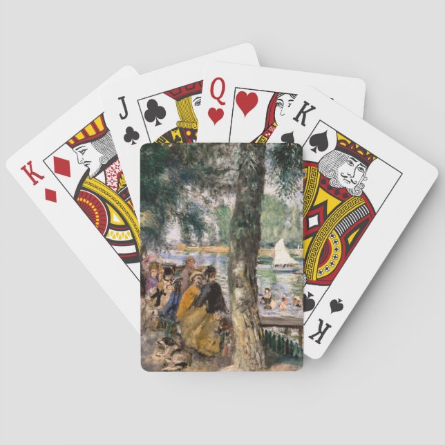 Pierre-Auguste Renoir - Seine-Badezone Spielkarten (Rückseite)