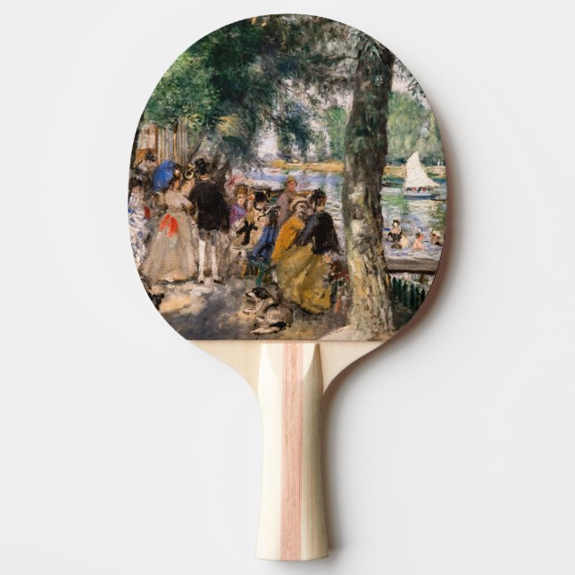 Pierre-Auguste Renoir - Seine-Badezone Tischtennis Schläger (Vorderseite)