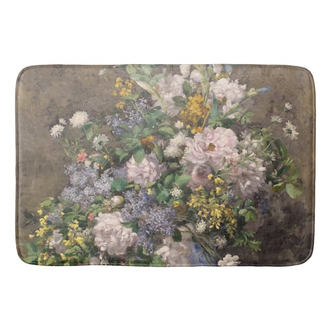 Pierre-Auguste Renoir Spring Bouquet Badematte (Vorderseite)