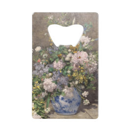 Pierre-Auguste Renoir Spring Bouquet Geldbeutel Flaschenöffner