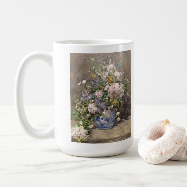 Pierre-Auguste Renoir Spring Bouquet Kaffeetasse (Mit Donut)