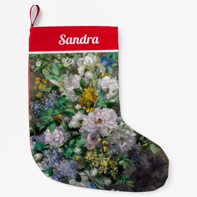 Pierre-Auguste Renoir - Spring Bouquet Kleiner Weihnachtsstrumpf (Vorderseite)