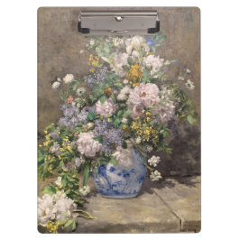 Pierre-Auguste Renoir Spring Bouquet Klemmbrett
