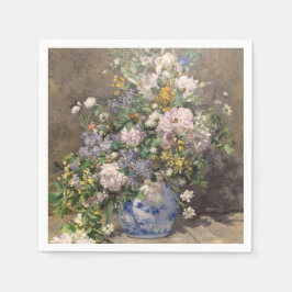 Pierre-Auguste Renoir Spring Bouquet Serviette