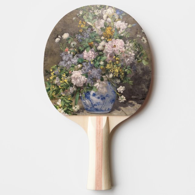 Pierre-Auguste Renoir Spring Bouquet Tischtennis Schläger (Vorderseite)