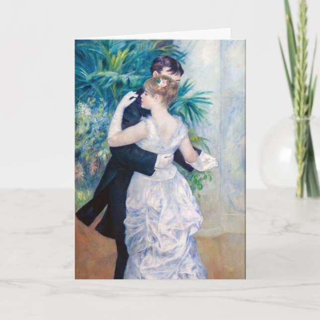 Pierre-Auguste Renoir - Stadttanz Karte (Vorderseite)