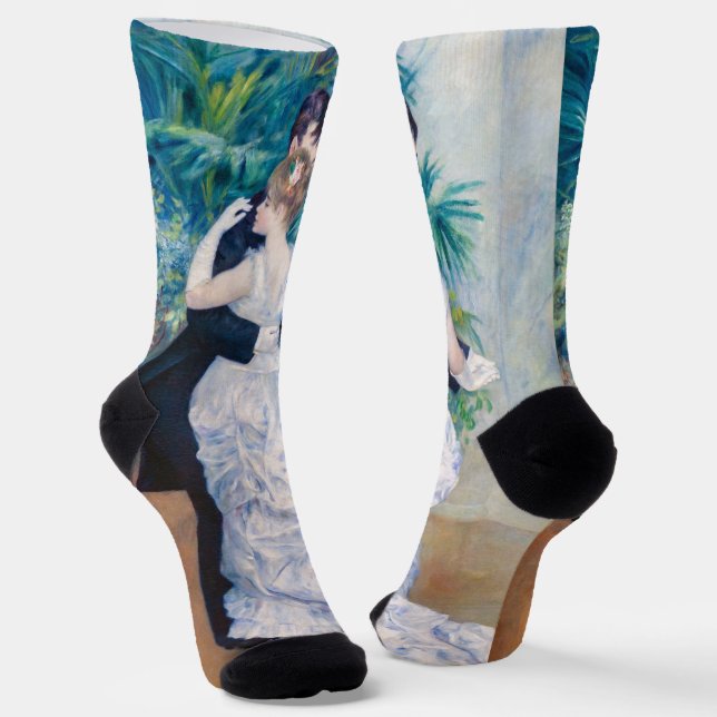 Pierre-Auguste Renoir - Stadttanz Socken (Gewinkelt)
