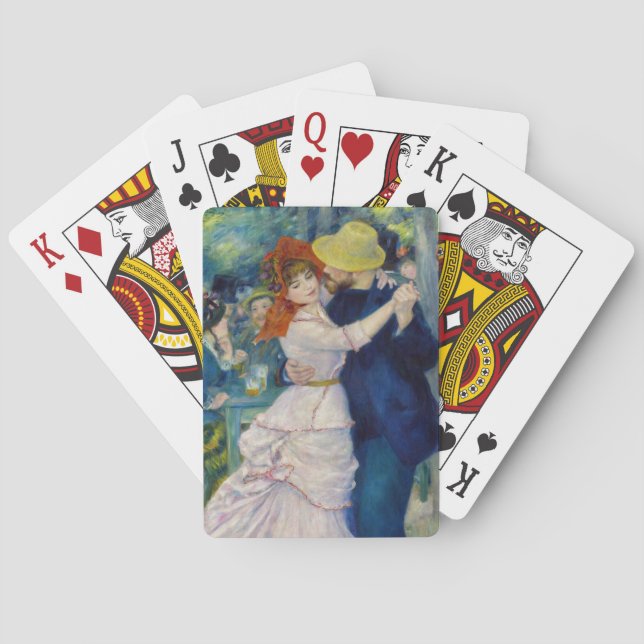 Pierre-Auguste Renoir - Tanz im Bougival Spielkarten (Rückseite)