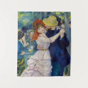 Pierre-Auguste Renoir - Tanz im Bougival Wandteppich