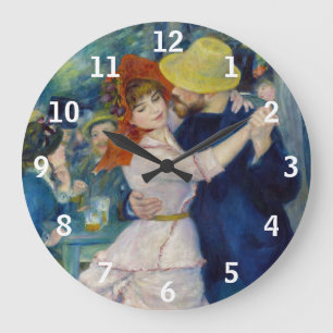Pierre-Auguste Renoir - Tanz in Bougival Große Wanduhr