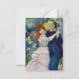 Pierre-Auguste Renoir - Tanz in Bougival Mitteilungskarte