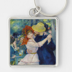 Pierre-Auguste Renoir - Tanz in Bougival Schlüsselanhänger