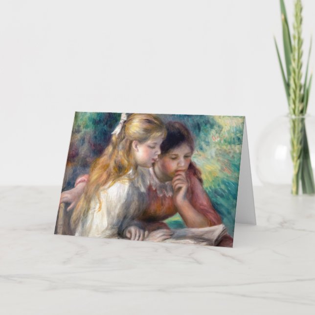 Pierre-Auguste Renoir - The Reading Karte (Vorderseite)