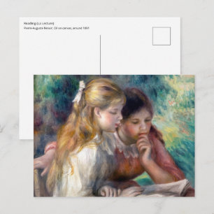 Pierre-Auguste Renoir - The Reading Postkarte