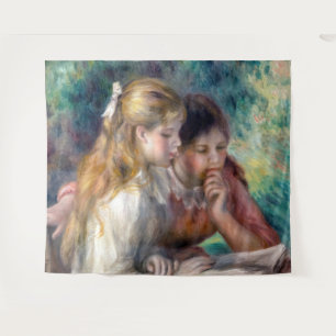 Pierre-Auguste Renoir - The Reading Wandteppich