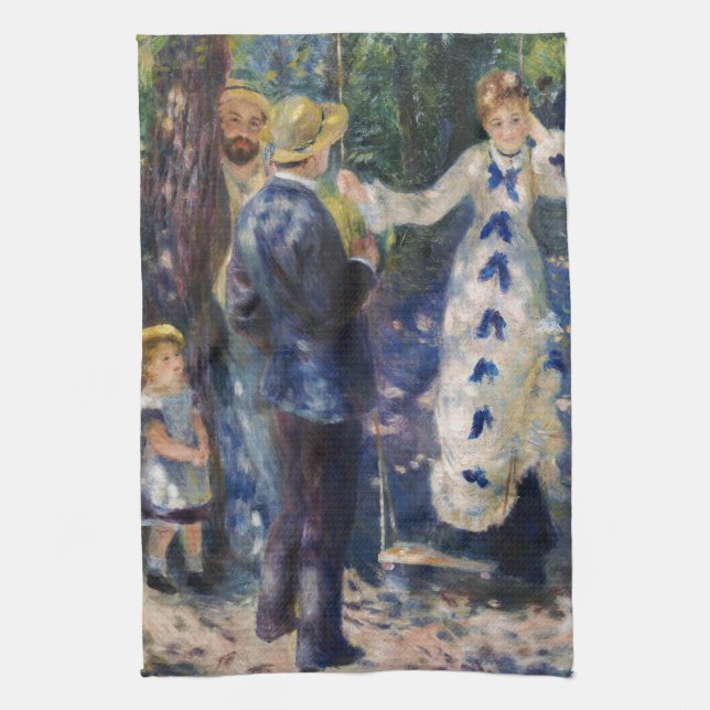 Pierre-Auguste Renoir - The Swing Geschirrtuch (Vertikal)