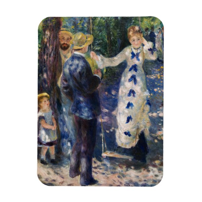 Pierre-Auguste Renoir - The Swing Magnet (Vertikal)
