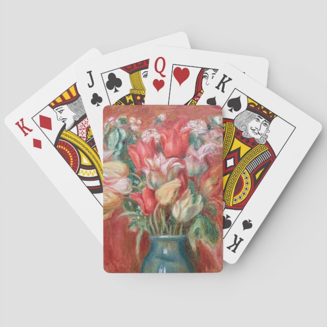 Pierre-Auguste Renoir - Tulip Bouquet Spielkarten (Rückseite)