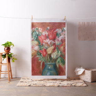 Pierre-Auguste Renoir - Tulpenstrauß Stoff