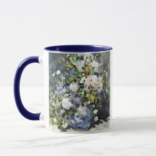 Pierre-Auguste Renoir, Vase Blumen Tasse