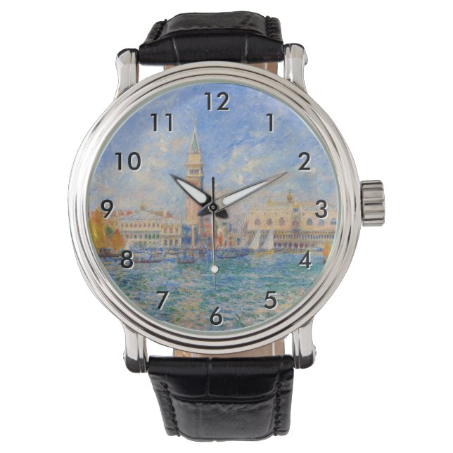 Pierre-Auguste Renoir - Venedig, der Dogenpalast Armbanduhr (Vorderseite)